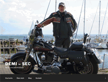 Tablet Screenshot of demi-sec.org